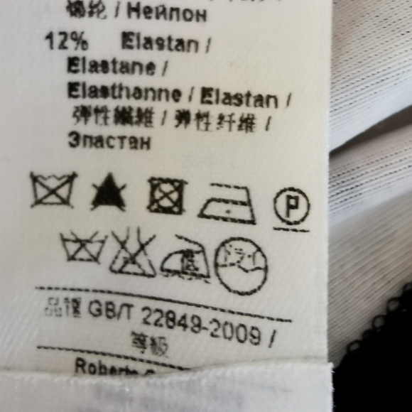 Roberto Cavalli Snakeskin Illusion Stretch Top Twisted Shoulder Detail Size M - Picture 14 of 16